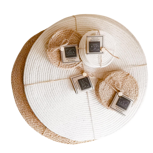 Jute and Cotton Rope Placemats and Coasters