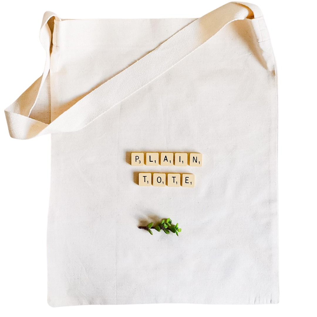 Plain Cotton Calico Tote Bag