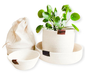 Rope Bowls- Jute and Cotton Collection