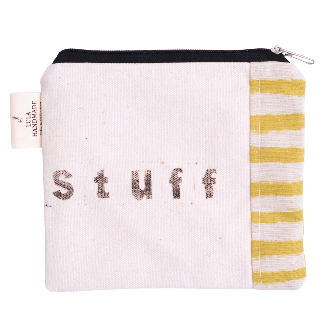 Coin Purse - Handprinted