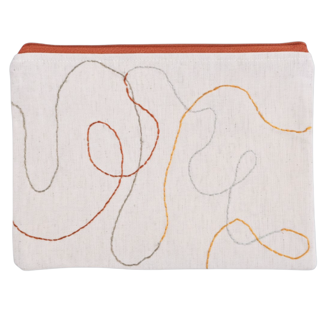 Embroidered Pencil Bag