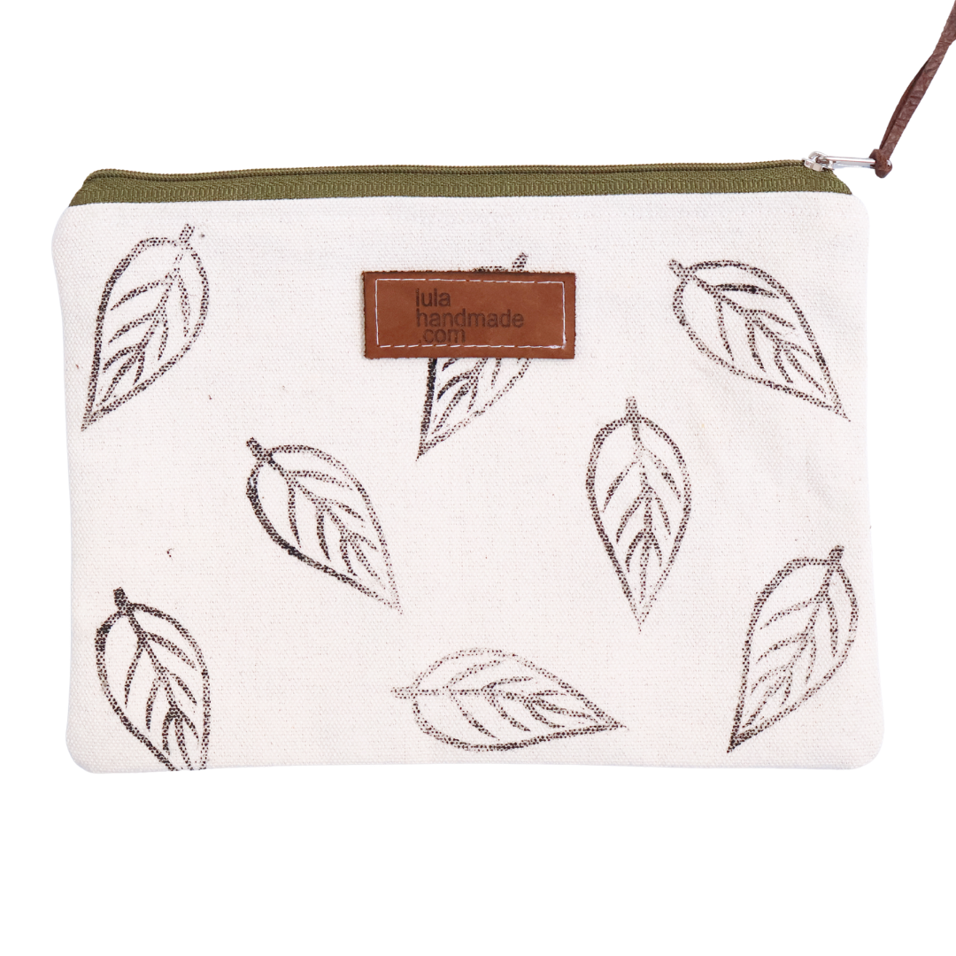 Handprinted Pencil Bag
