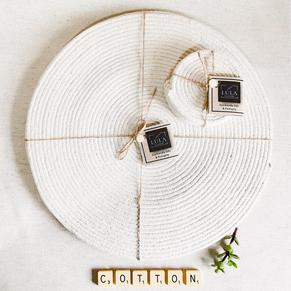 Cotton Rope Coasters & placemats