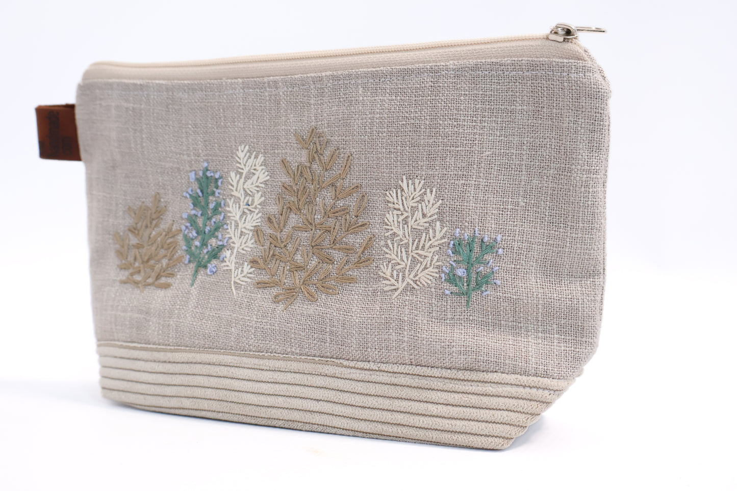 Embroidered Cosmetic Bag