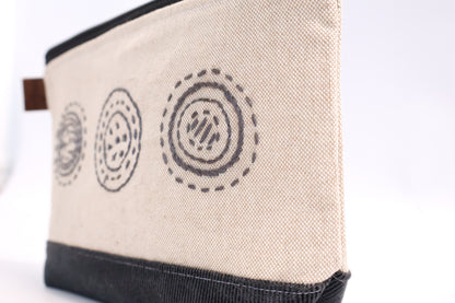 Embroidered Cosmetic Bag