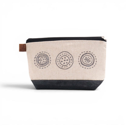 Embroidered Cosmetic Bag