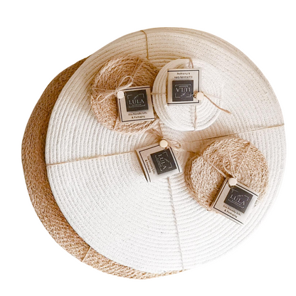 Jute and Cotton Rope Placemats and Coasters